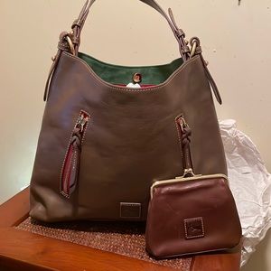 Dooney bourke Florentine satchel and turn lock wallet